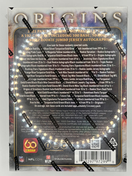 2021 Origins Football Hobby Box - 7 Cards