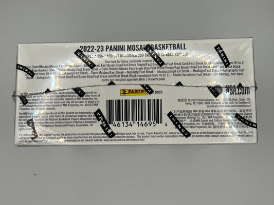 2022-23 Mosaic Fastbreak Basketball Hobby Box - 144 Cards
