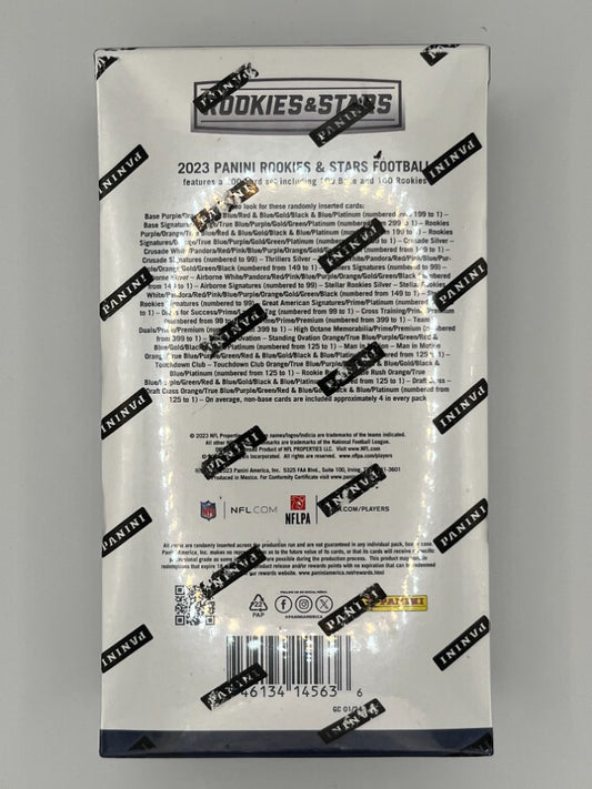 2023 Rookies and Stars Football Hobby Box - 60 Cards