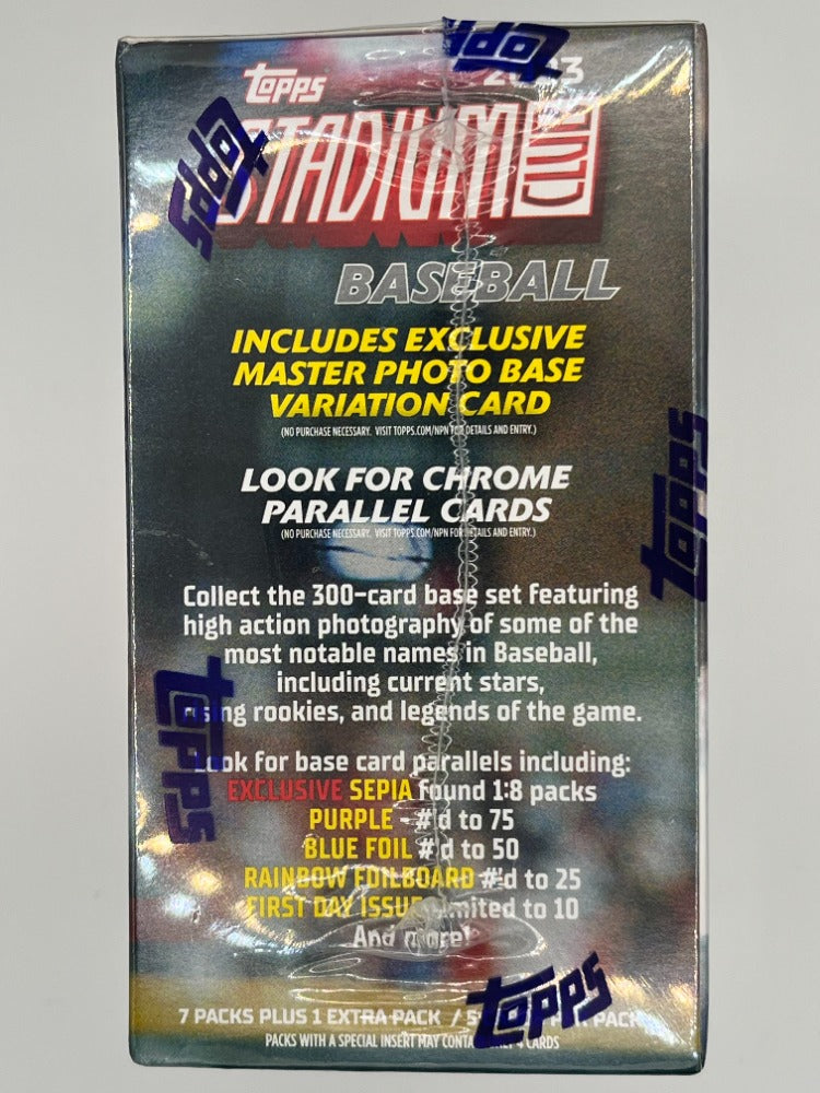 2023 Topps Stadium Club Baseball Blaster Box - 40 Cards