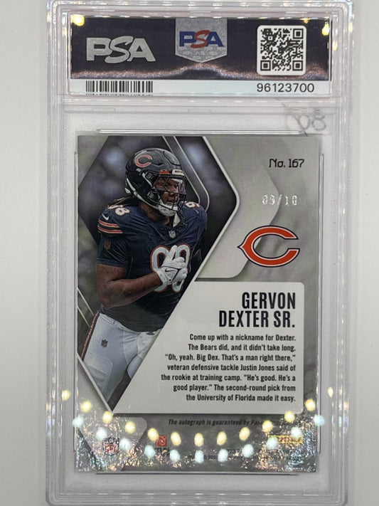 2023 Phoenix Gervon Dexter Sr. Green Autograph Rookie PSA 10 - Serialized 9/10