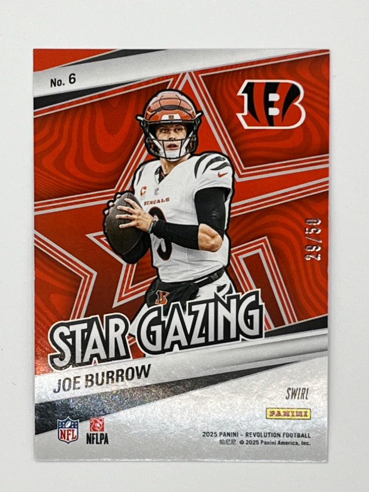2025 Revolution Joe Burrow Star Gazing # 6, Serialized 29/50