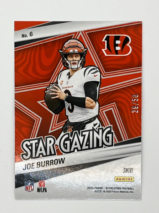 2025 Revolution Joe Burrow Star Gazing # 6, Serialized 29/50