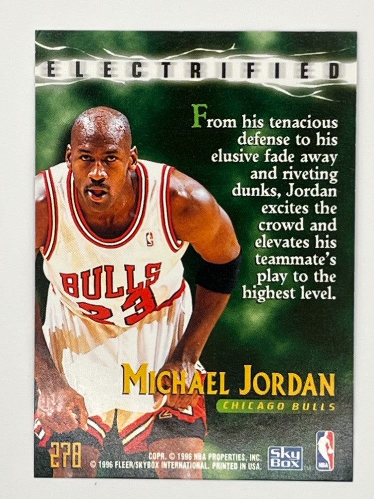 1995-96 Skybox Michael Jordan Electrified # 278