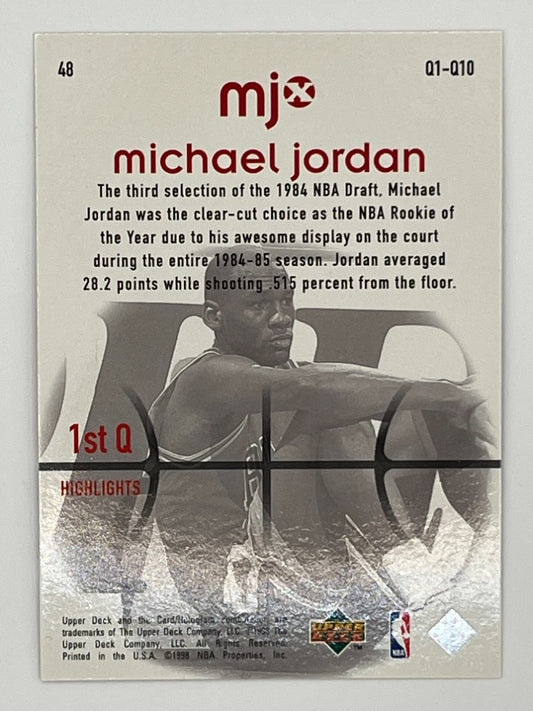 1998 Upper Deck Michael Jordan MJx # 48
