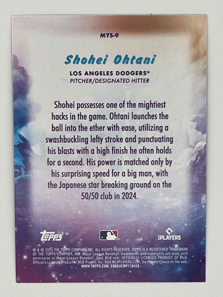 2025 Topps Shohei Ohtani Mystical # MYS-9