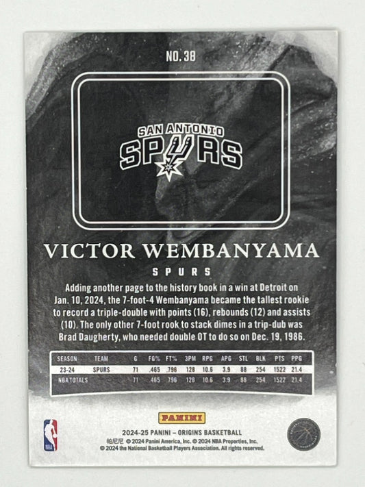 2024-25 Origins Victor Wembanyama # 38 - Serialized 38/115