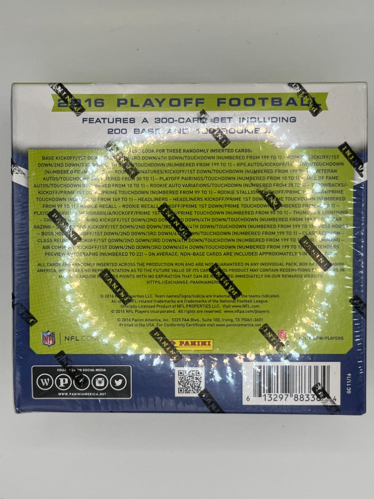 2016 Playoff Football Hobby Box - 96 Cards