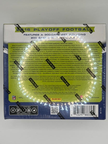 2016 Playoff Football Hobby Box - 96 Cards