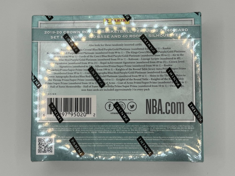 2019-20 Crown Royale Basketball T-mall Box - 8 Cards