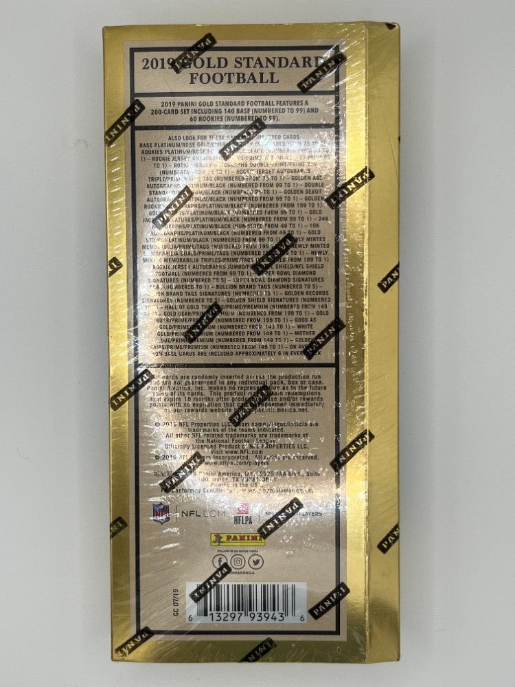 2019 Gold Standard Football Hobby Box - 7 Cards