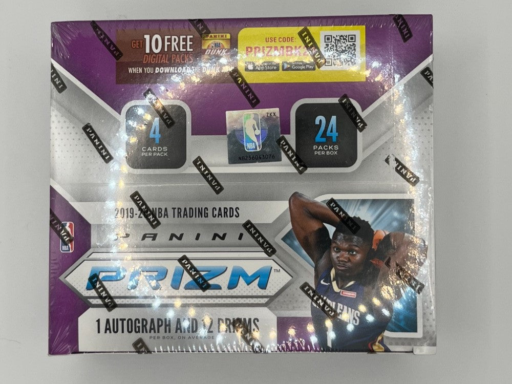 2019-20 Prizm Basketball Retail Hobby Box - 96 Cards