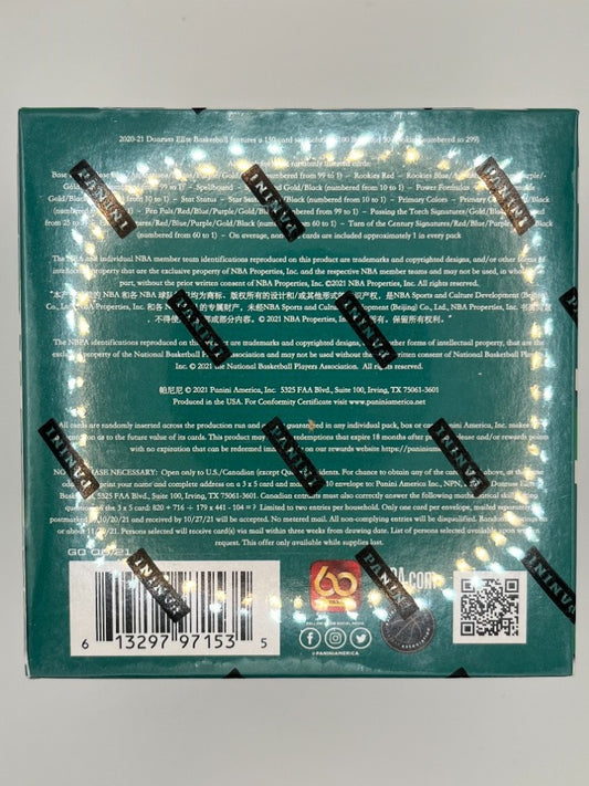2020-21 Elite Basketball Hobby Box - 100 Cards