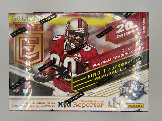 2020 Elite Football Blaster Box - 20 Cards