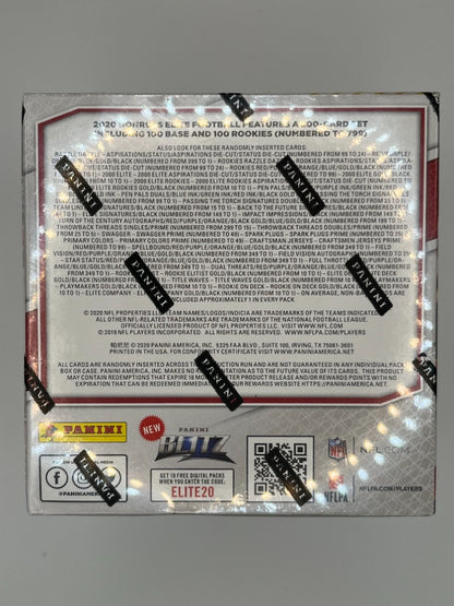 2020 Elite Football Hobby Box - 100 Cards