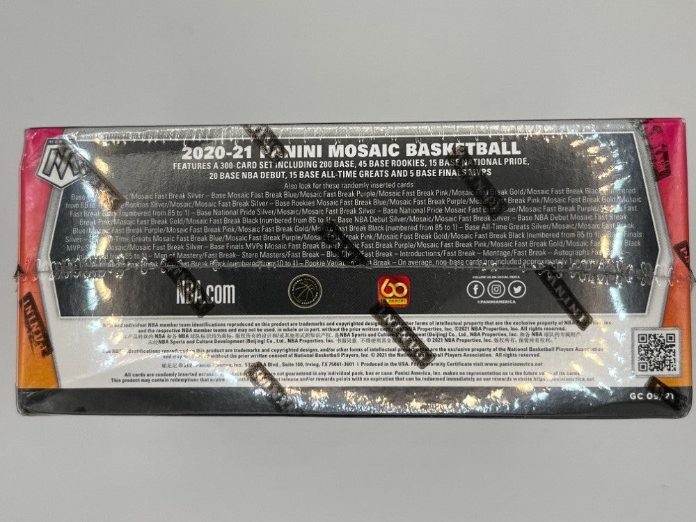 2020-21 Mosaic Basketball Fast Break Hobby Box - 144 Cards