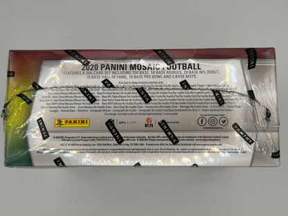 2020 Mosaic Football No Huddle Hobby Box - 144 Cards
