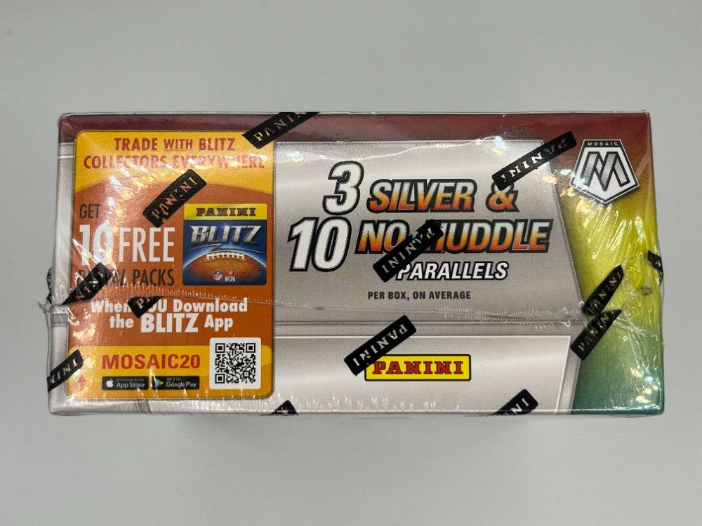 2020 Mosaic Football No Huddle Hobby Box - 144 Cards