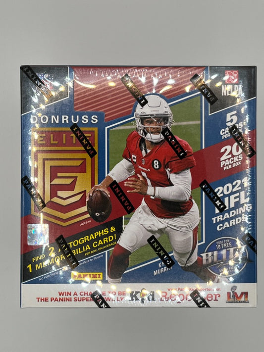 2021 Elite Football Hobby Box - 100 Cards
