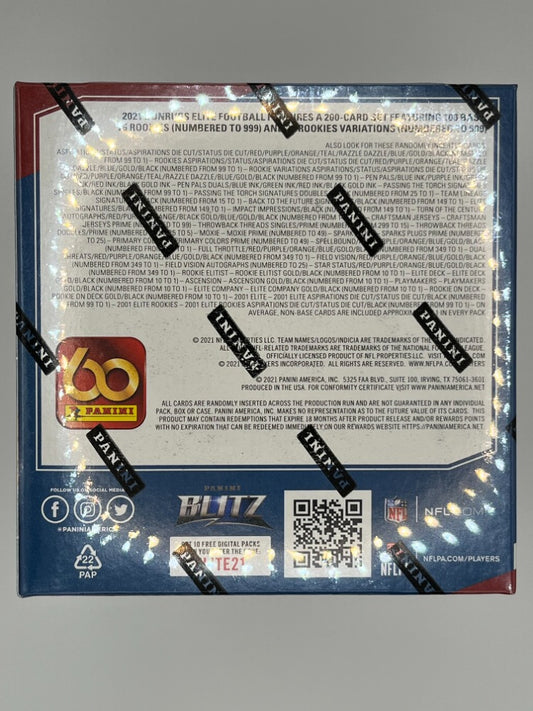 2021 Elite Football Hobby Box - 100 Cards