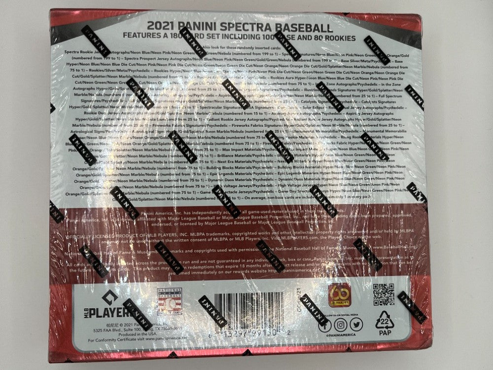 2021 Spectra Baseball Hobby Box - 16 Cards