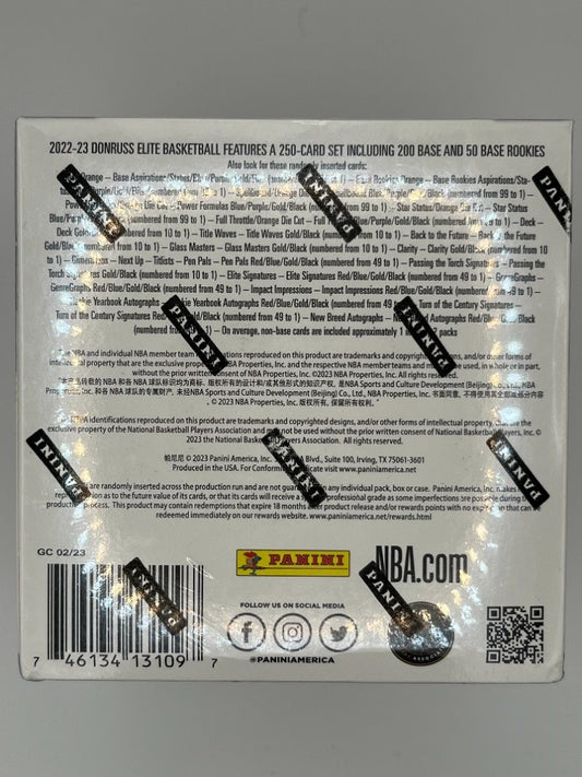 2022-23 Elite Basketball Hobby Box - 160 Cards