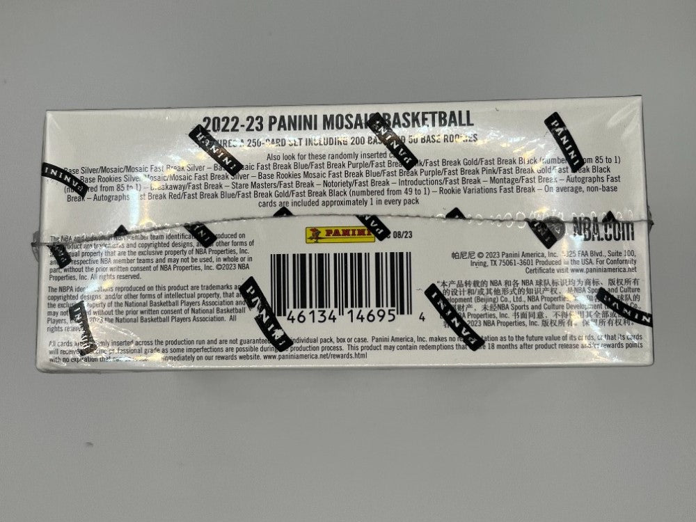 2022-23 Mosaic Fastbreak Basketball Hobby Box - 144 Cards