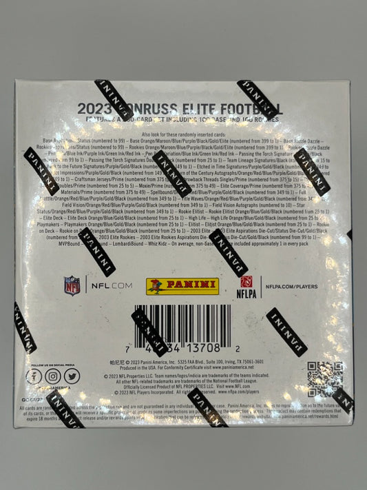 2023 Elite Football Hobby Box - 100 Cards