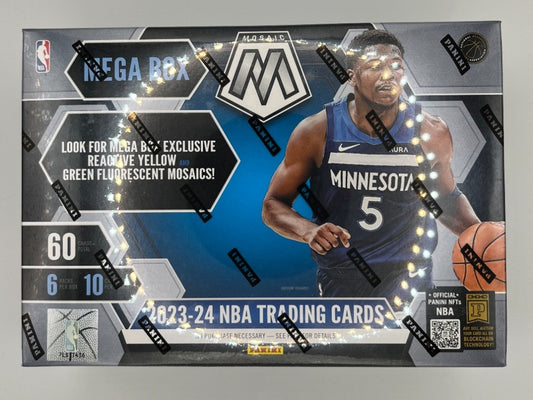 2023-24 Mosaic Basketball Mega Box - 60 Cards