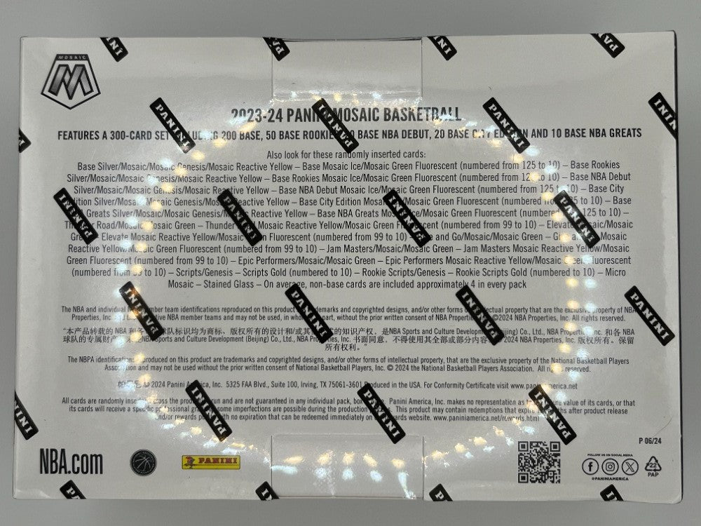 2023-24 Mosaic Basketball Mega Box - 60 Cards