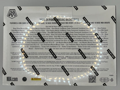 2023-24 Mosaic Basketball Mega Box - 60 Cards