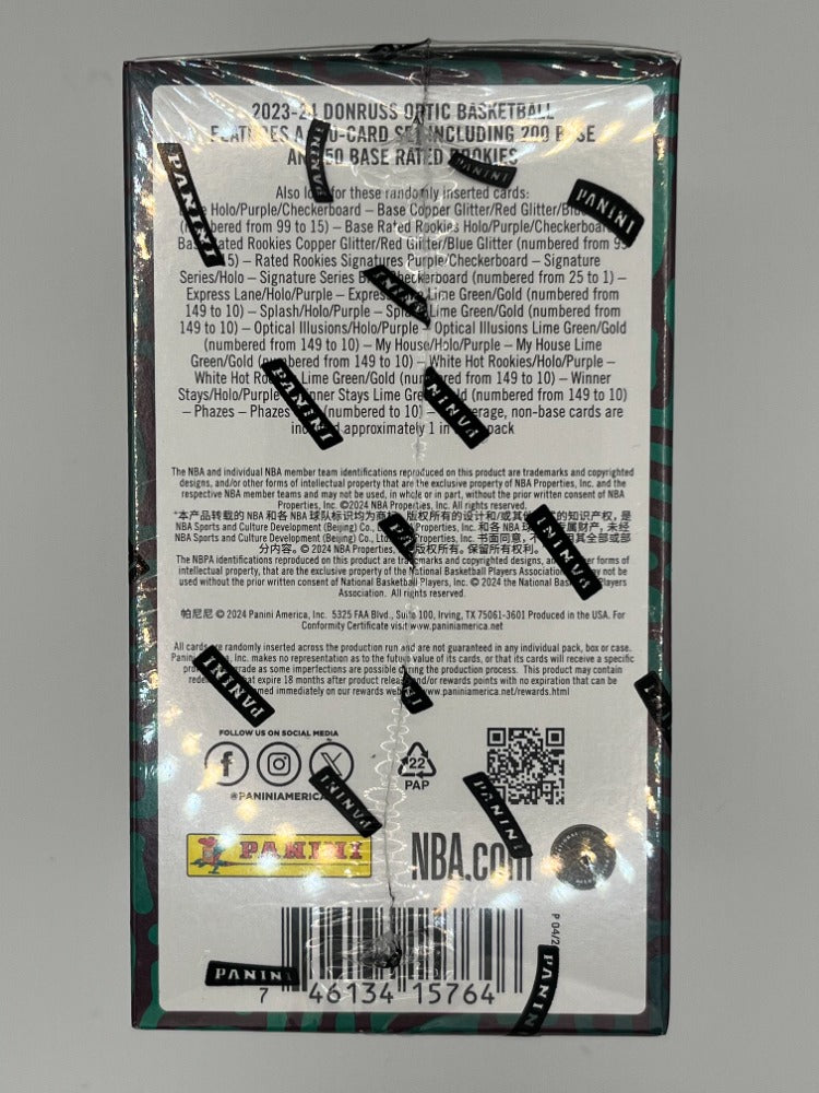 2023-24 Donruss Optic Basketball Blaster Box - 30 Cards