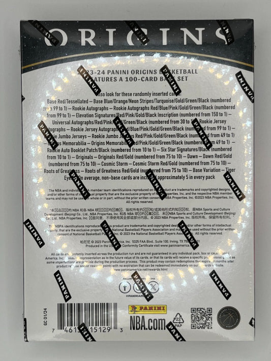 2023-24 Origins Basketball Hobby Box - 7 Cards