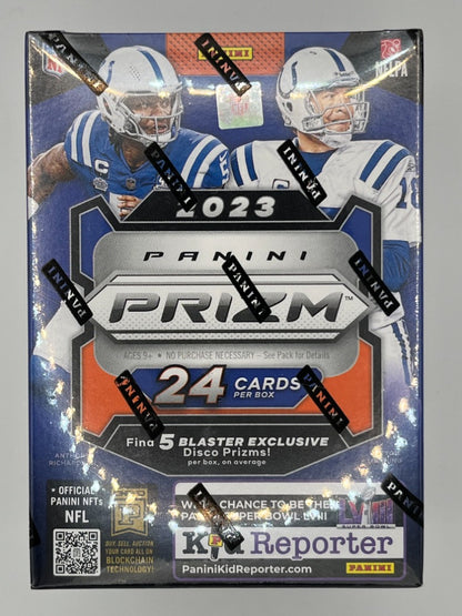 2023 Prizm Football Blaster Box Blue - 24 Cards