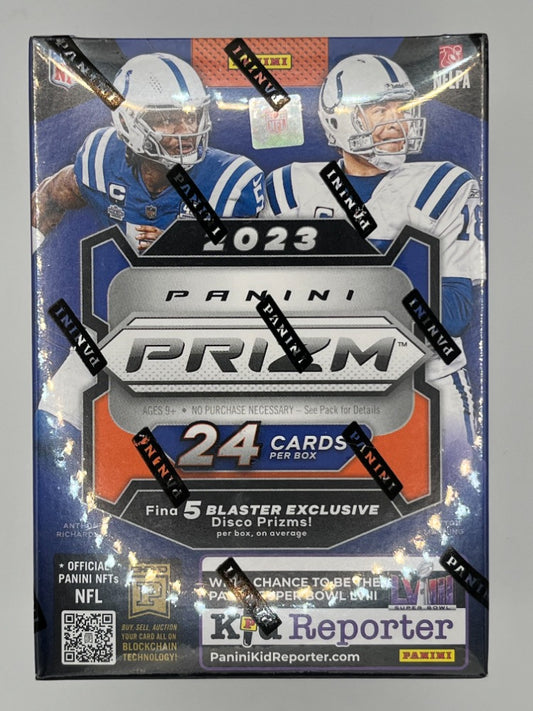 2023 Prizm Football Blaster Box Blue - 24 Cards