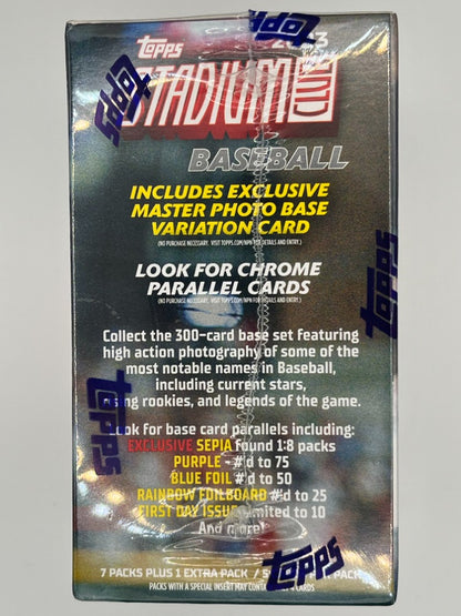 2023 Topps Stadium Club Baseball Blaster Box - 40 Cards