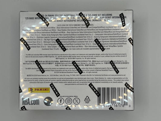 2023-24 Spectra Basketball International Hobby Box - 6 Cards