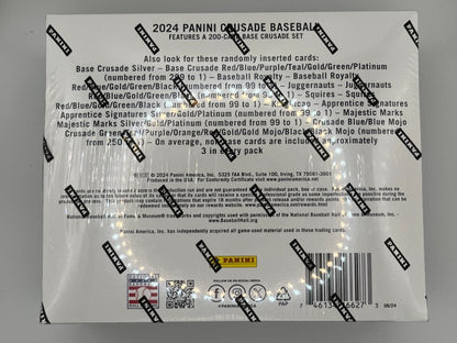 2024 Crusade Baseball Hobby Box - 96 Cards
