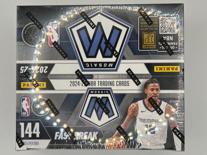 2024-25 Mosaic Basketball Fast Break Hobby Box - 144 Cards