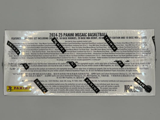 2024-25 Mosaic Basketball Fast Break Hobby Box - 144 Cards