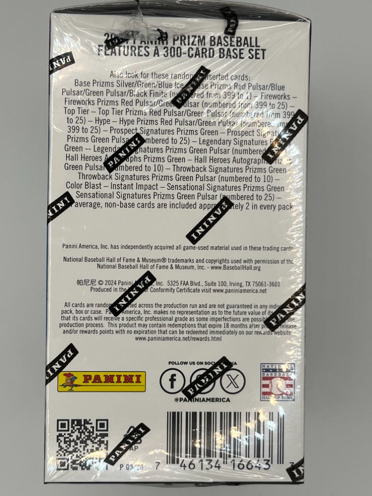 2024 Prizm Baseball Blaster Box Blue - 30 Cards