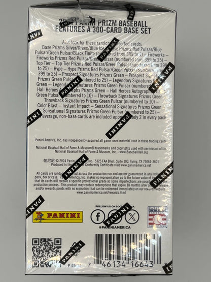 2024 Prizm Baseball Blaster Box Blue - 30 Cards