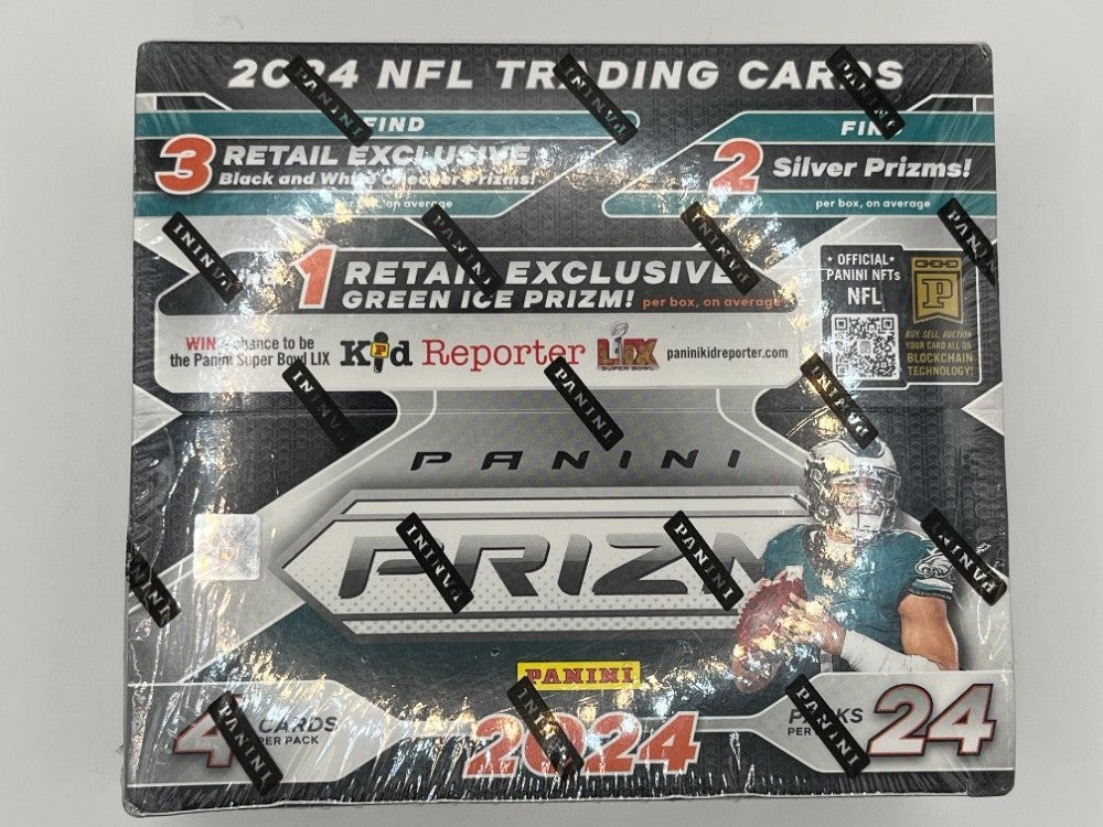 2024 Prizm Football Retail Box - 96 Cards