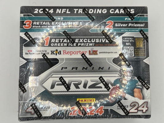 2024 Prizm Football Retail Box - 96 Cards