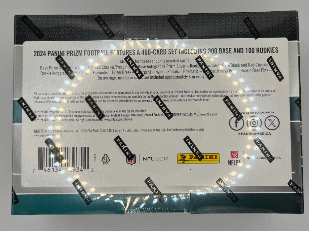 2024 Prizm Football Target Mega Box - 42 Cards