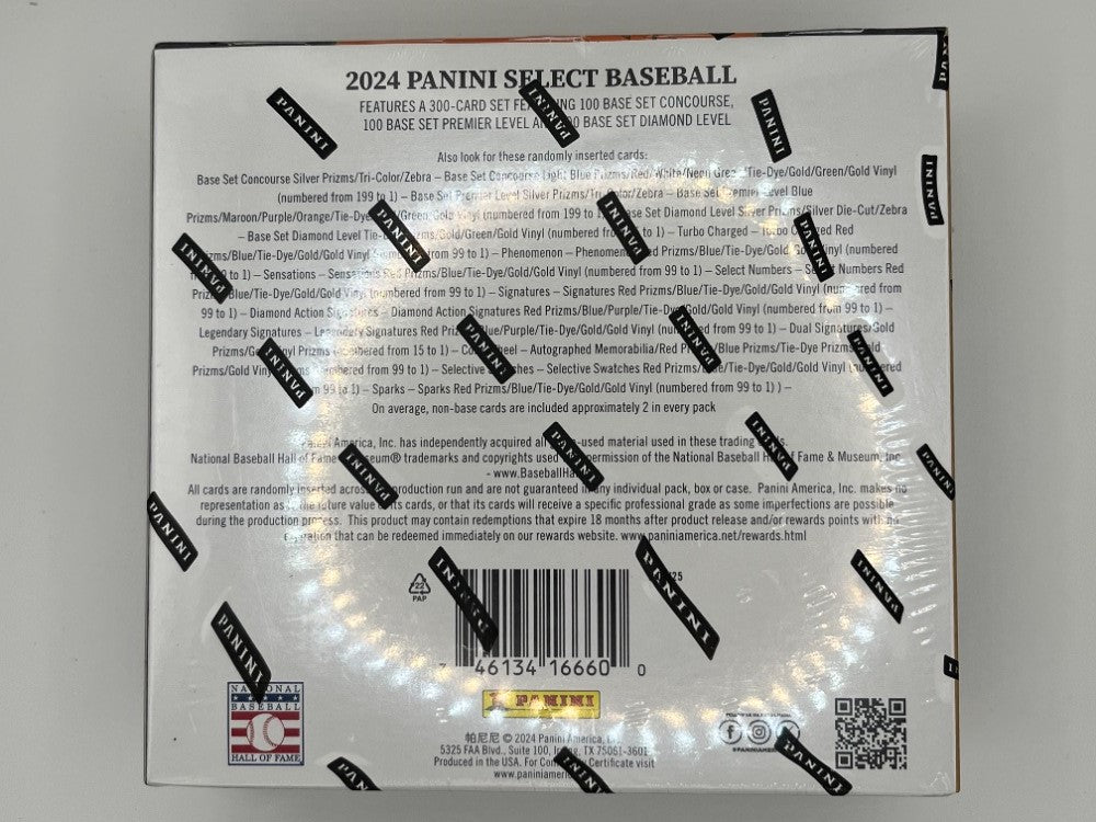 2024 Select 1st Off the Line Hobby Box - 60 Cards (5 cards/pack, 12 packs).  2 Autographs and 1 memorabilia card per box (on average)