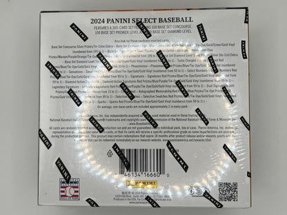 2024 Select 1st Off the Line Hobby Box - 60 Cards (5 cards/pack, 12 packs).  2 Autographs and 1 memorabilia card per box (on average)