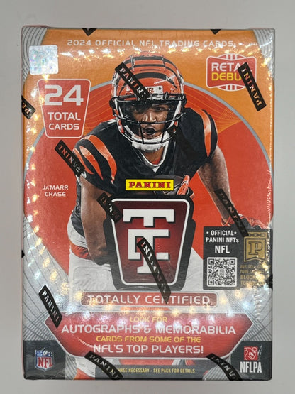 2024 Totally Certified Football Blaster Box - 24 Cards