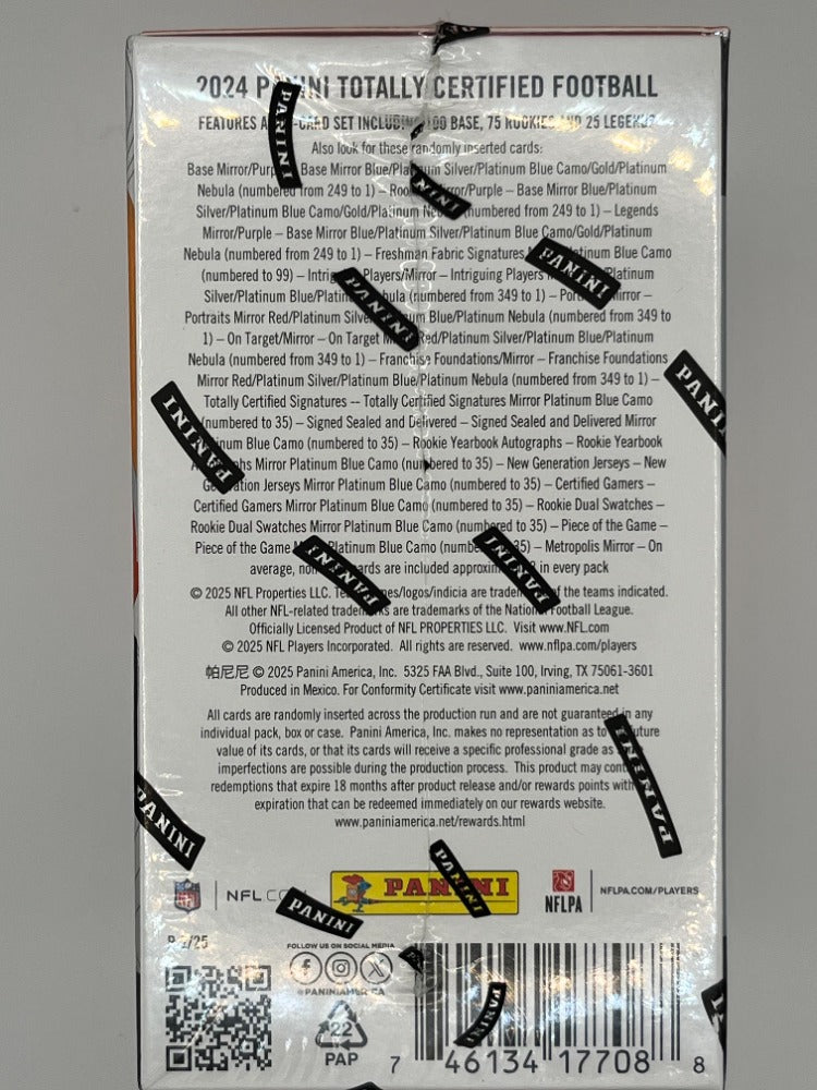2024 Totally Certified Football Blaster Box - 24 Cards