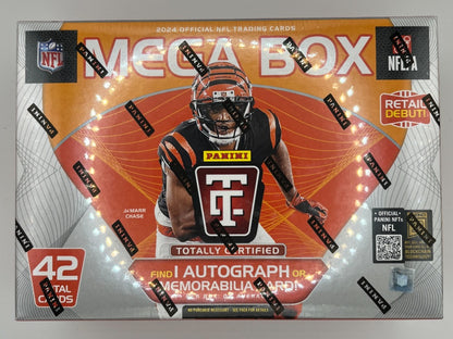 2024 Totally Certified Football Mega Box - 42 Cards